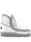 Mou Eskimo metallic ankle boots - Silver