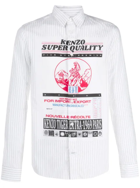 KENZO PINSTRIPE SLIM