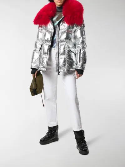 moncler jacke metallic