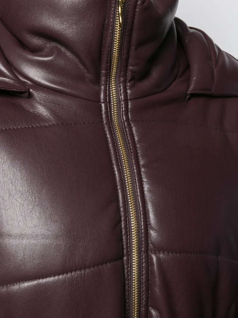 NANUSHKA LENOX FAUX LEATHER PUFFER COAT