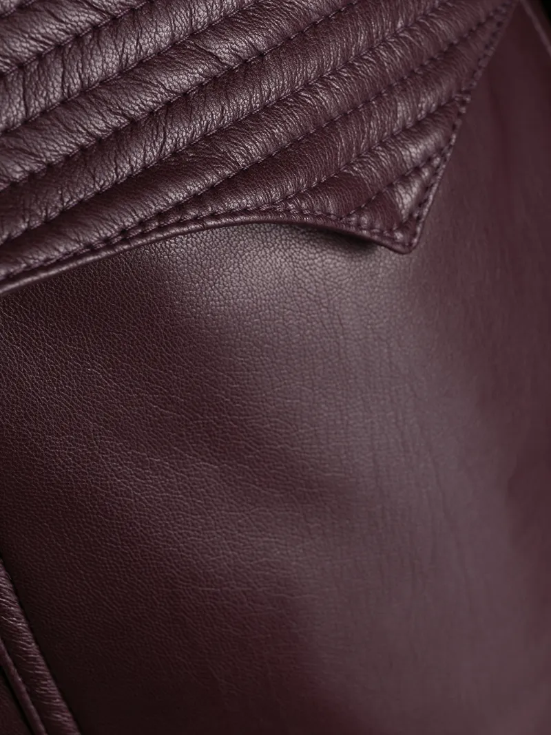 NANUSHKA LENOX FAUX LEATHER PUFFER COAT