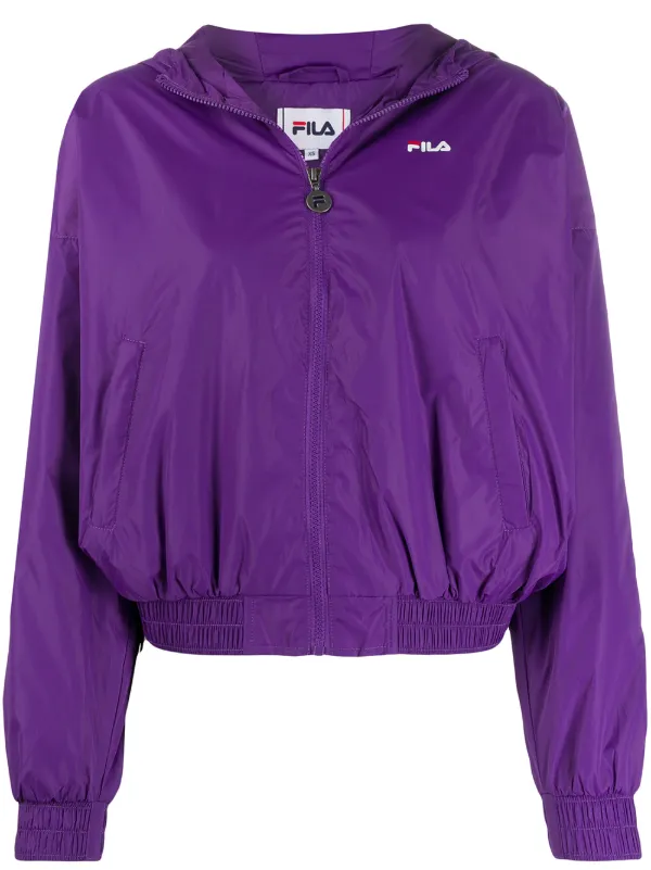 fila padded jacket with logo tape detail