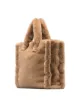 STAND STUDIO Lola faux fur tote bag
