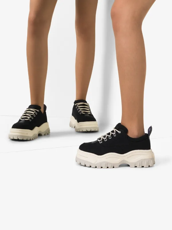 EYTYS Angel leather-trimmed Canvas Sneakers - Farfetch