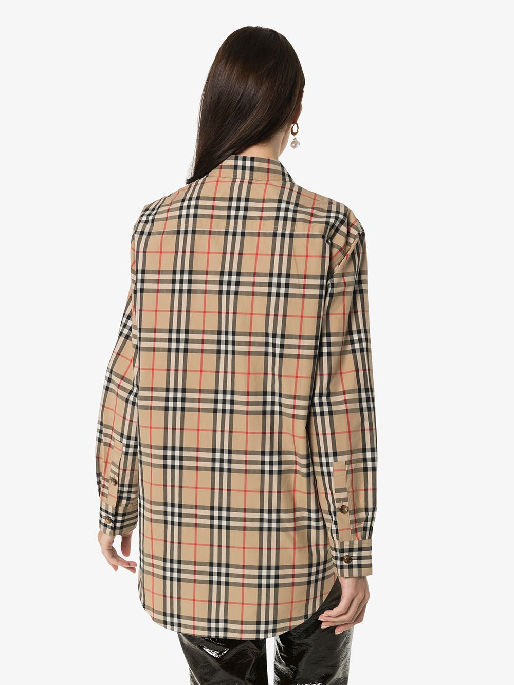 фото Burberry рубашка в клетку Vintage Check