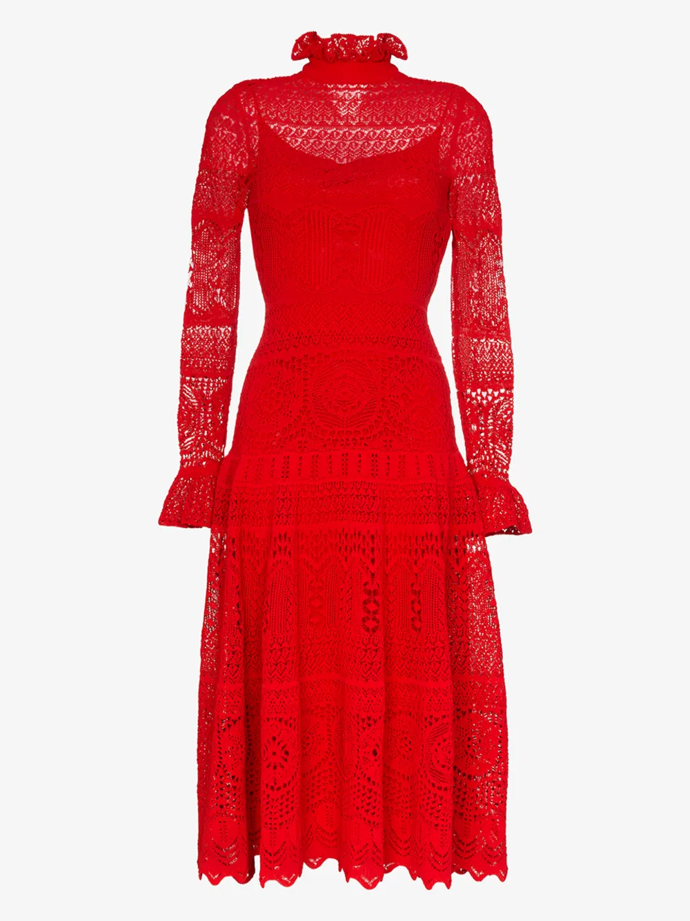 alexander mcqueen lace dress