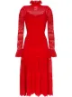 Image 1 of Alexander McQueen pointelle lace midi dress