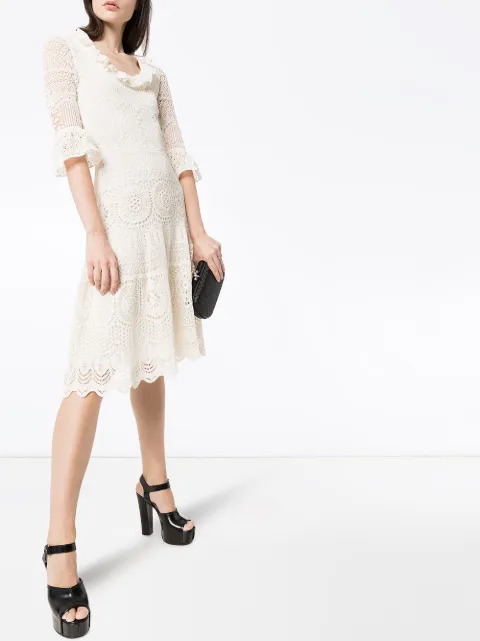 Alexander McQueen Crochet Frill Fit And 