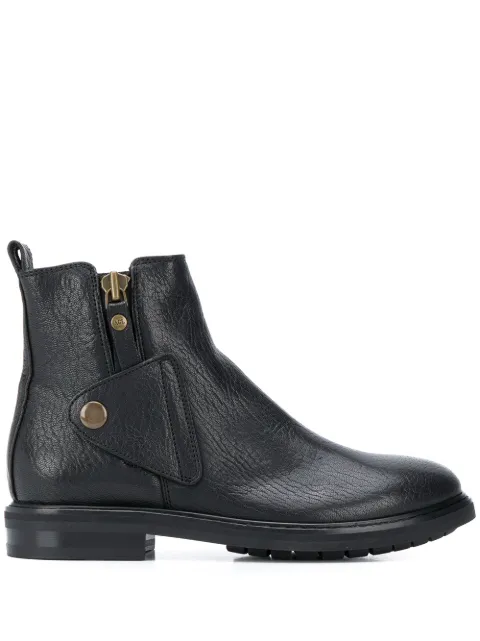 AGL button over ankle boots