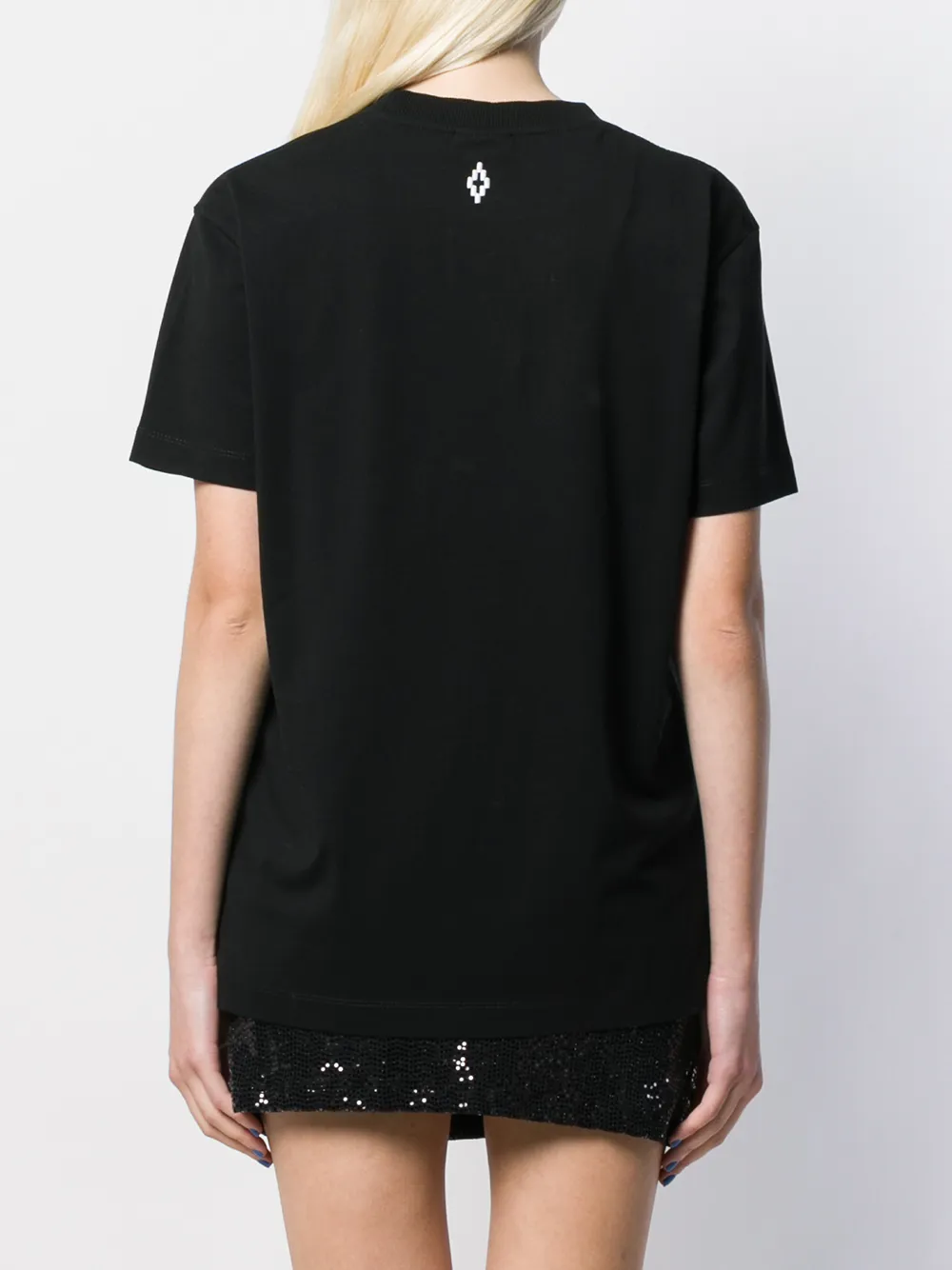 COUNTY OF MILAN Veelkleurig T-shirt Zwart