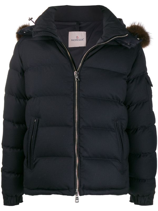 Moncler Quilted Zipped Hooded Jacket 