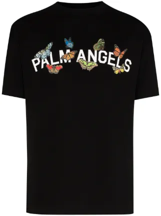 palm angels shirt butterfly