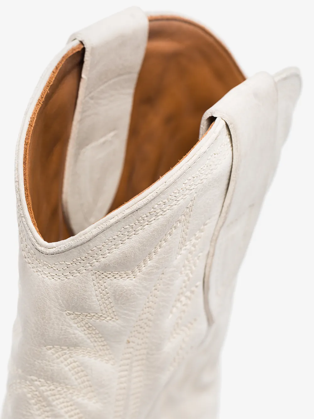 ISABEL MARANT ISABEL MARANT WHITE DUERTO 40 COWBOY BOOTS,20PBO044820P024S14571722