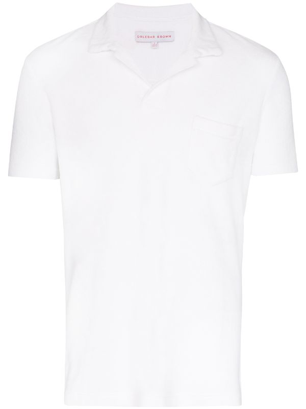 terry towelling polo shirt