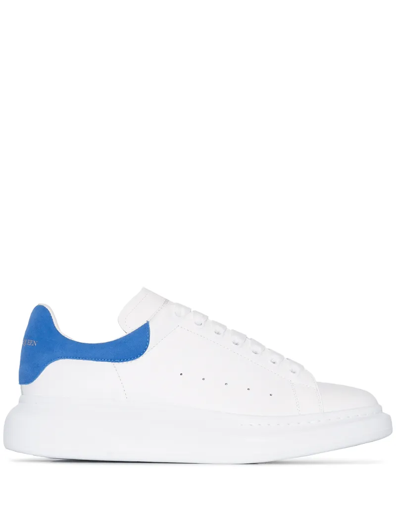 ALEXANDER MCQUEEN Oversized contrast heel sneakers