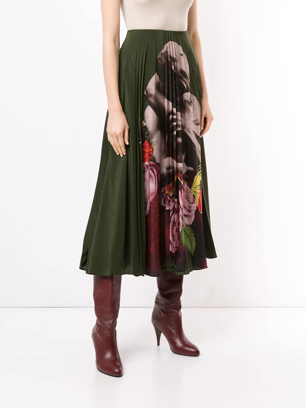 Valentino Garavani x Undercover Lovers rok Groen