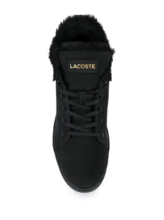 lacoste black high tops