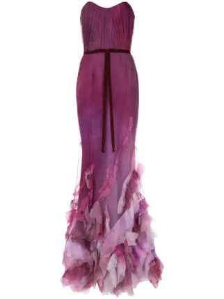 marchesa notte strapless