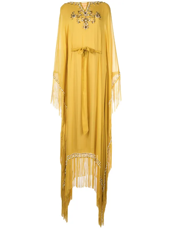 marchesa notte yellow dress