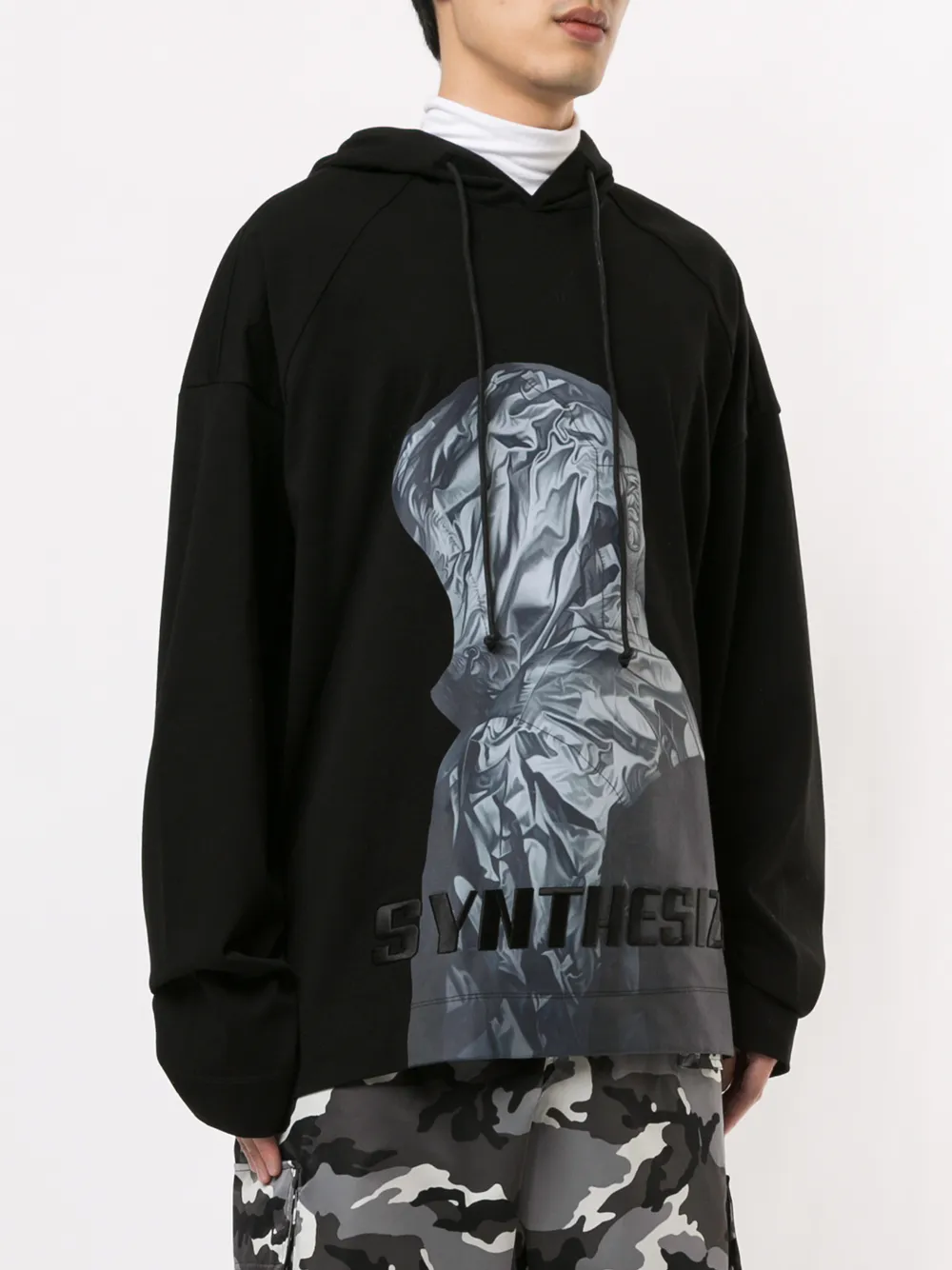  Juun.j 'synthesize' Kapuzenpullover   Schwarz 
