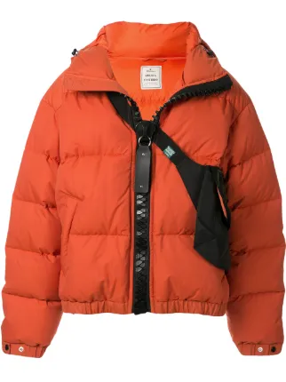 puffa jacket in a bag