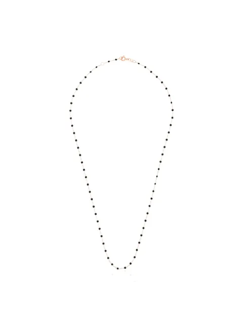 Gigi Clozeau 18kt rose gold beaded necklace