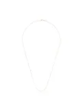 Gigi Clozeau 18kt rose gold white beaded necklace