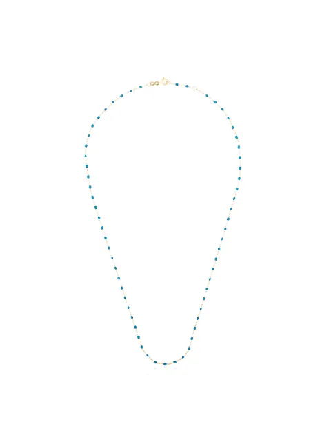Gigi Clozeau 18kt yellow gold blue diamond necklace