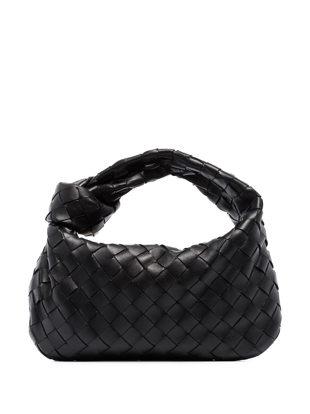 фото Bottega veneta мини-клатч с плетением intrecciato