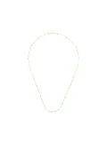 Gigi Clozeau 18kt yellow gold and green beaded necklace