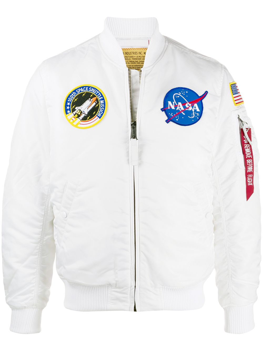 фото Alpha Industries бомбер NASA MA-1