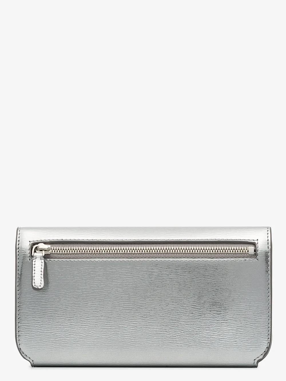 BALENCIAGA SILVER BB LOGO LEATHER MINI BAG,6013921JR0Y14574469