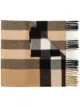 Image 1 of Burberry check-pattern cashmere scarf