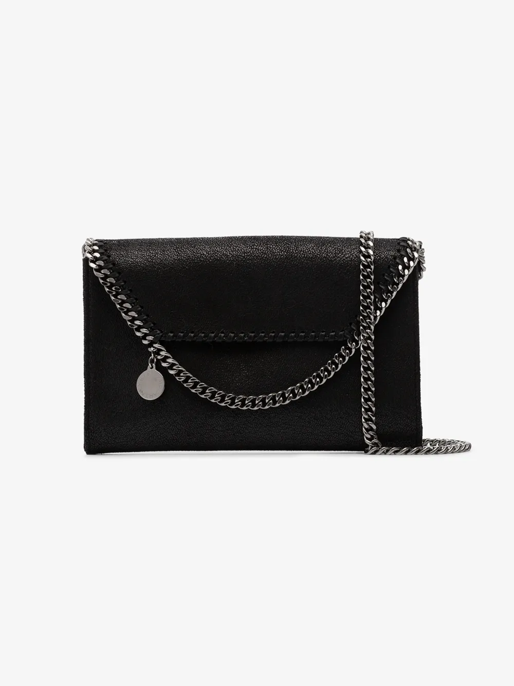 STELLA MCCARTNEY BLACK FALABELLA MINI CROSS BODY BAG,581238W913214574495