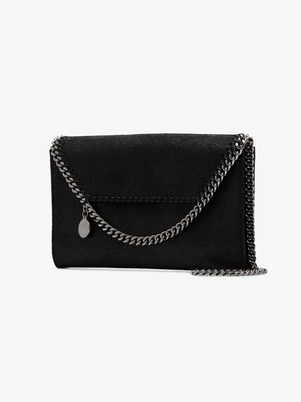 STELLA MCCARTNEY BLACK FALABELLA MINI CROSS BODY BAG,581238W913214574495