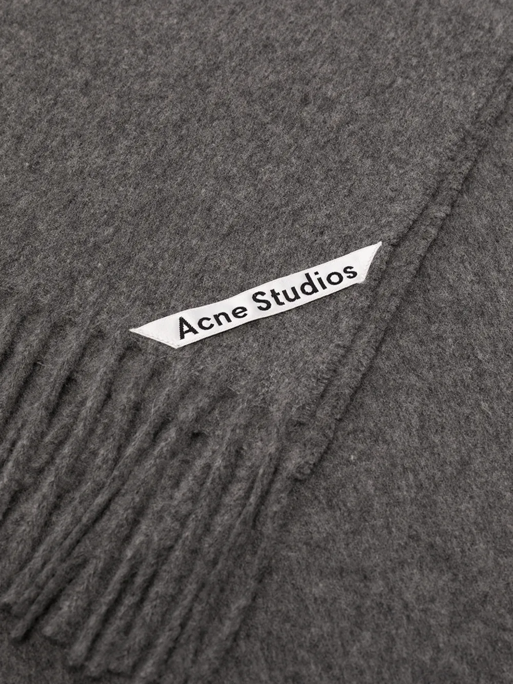 ACNE STUDIOS GREY CANADA NEW WOOL SCARF,27117614574628