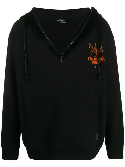 COUNTY OF MILAN printed zip up hoodie