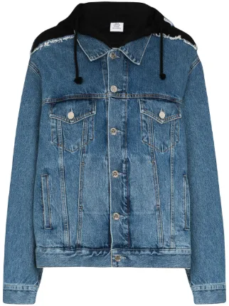 vetements oversized denim jacket