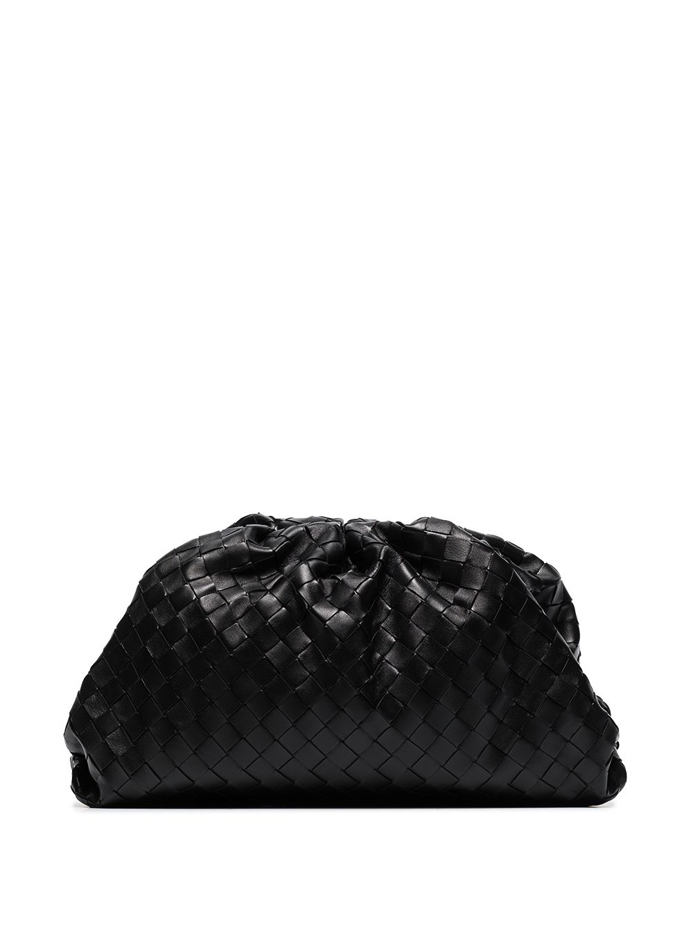 фото Bottega veneta клатч the pouch с плетением intrecciato