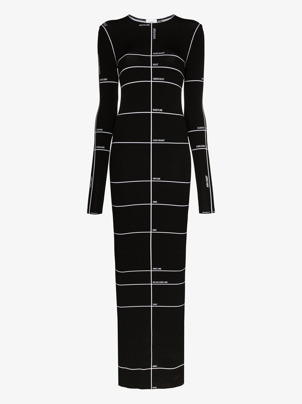 vetements black dress