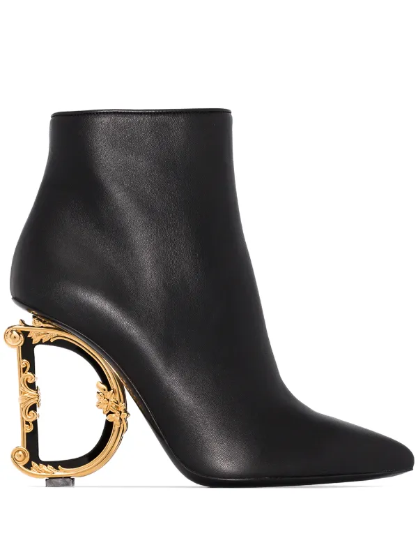 dolce and gabbana black boots