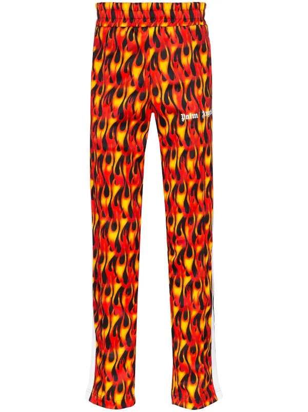 Palm angels flame track pants Clearance