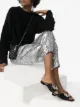 Image 2 of Miu Miu crystal-embellished satin sandals