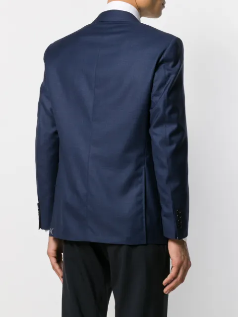 Canali Single-breasted Blazer In Blue