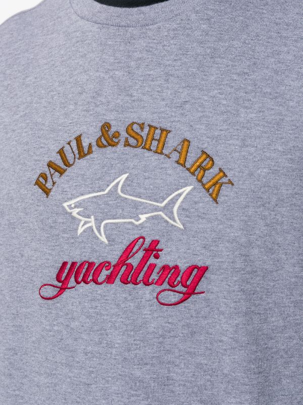 paul and shark embroidered jumper