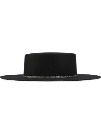 gucci felt wide brim hat
