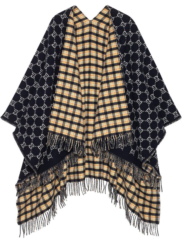 gucci reversible poncho