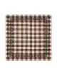 Gucci Interlocking G panel checked scarf