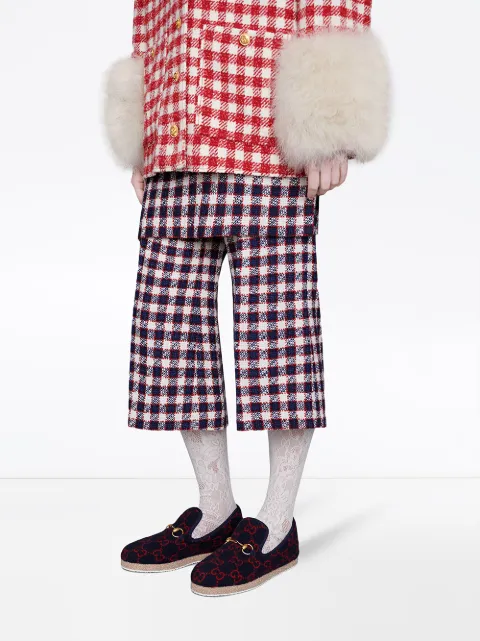 women's gg wool loafer