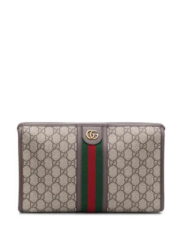 Gucci Neceser Ophidia Con Logo GG Marron FARFETCH ES